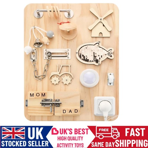 Toddler montessori busy board - montessori,