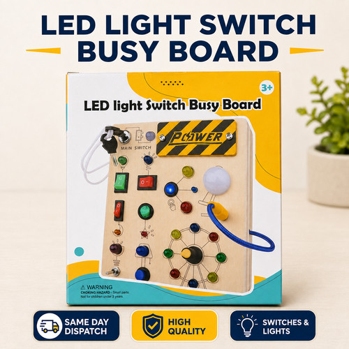 Montessori busy board wooden - board,