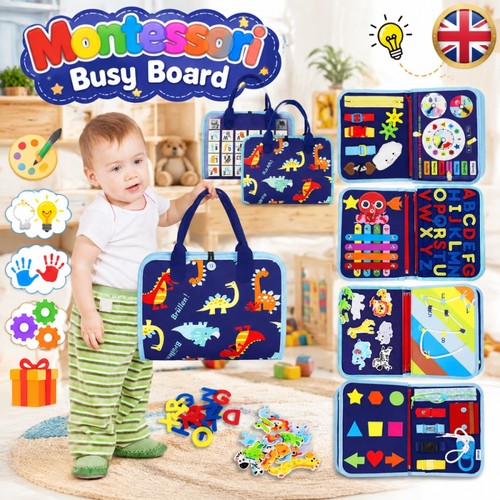 Montessori busy board sensory - montessori,