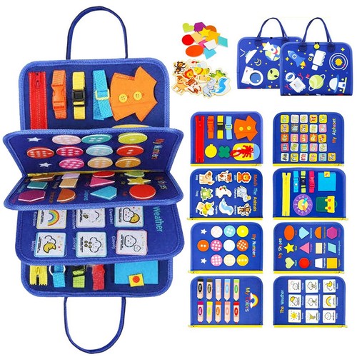 Montessori busy board sensory - montessori,