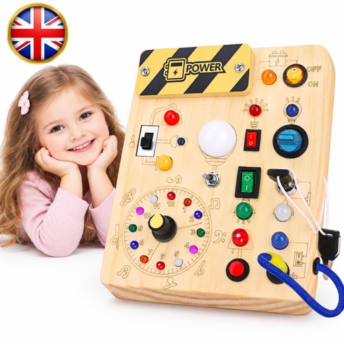 Montessori busy board led - montessori,