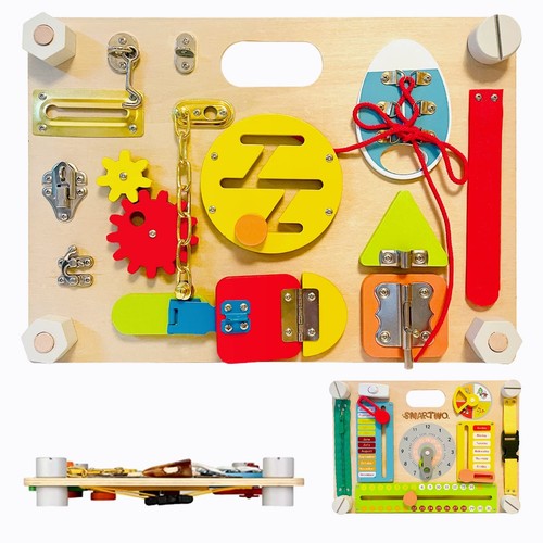 Large double sided wooden busy - large,
