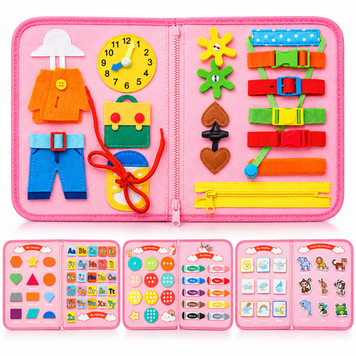 Busy board for toddlers - board,