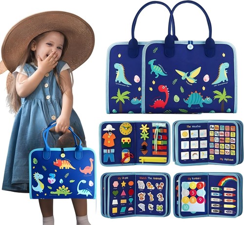 Kids busy board for - kids, toddlers