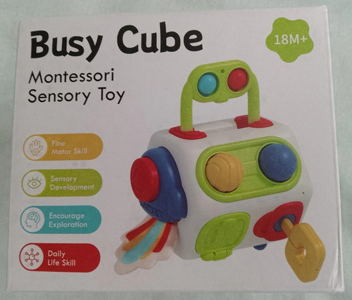 Montessori busy cube - busy, sensory