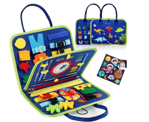 Montessori busy board sensory - montessori,