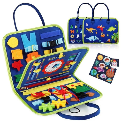 Montessori busy board sensory - montessori,