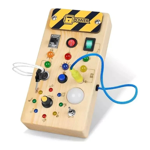 Montessori busy board led - board, w/