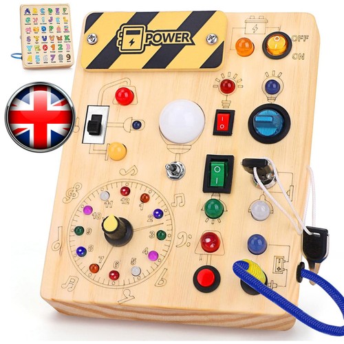 Montessori busy board wooden - montessori,
