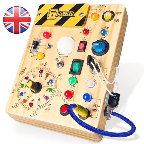Montessori busy board sensory - montessori,