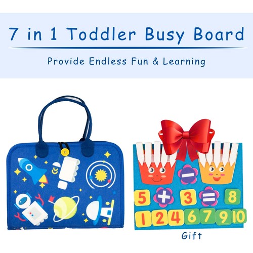 Busy board montessori toy - board,