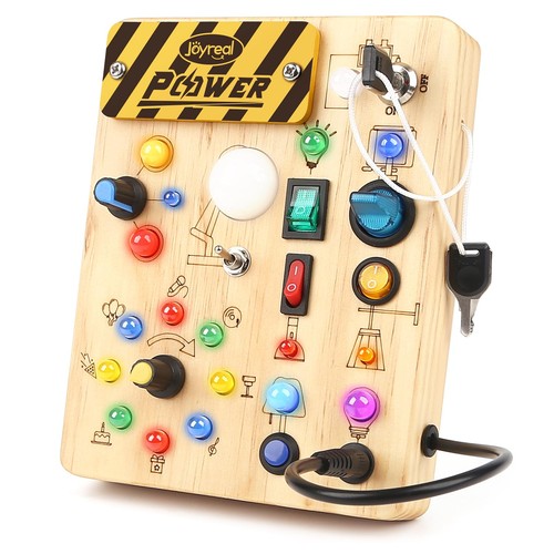 Joyreal montessori busy board - montessori,