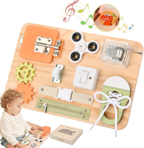 Busy board for toddlers - board,