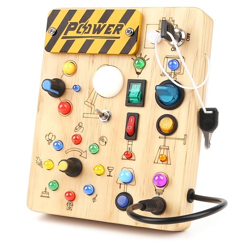 Joyreal montessori busy board - montessori,