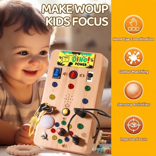 Montessori busy board sensory - busy,