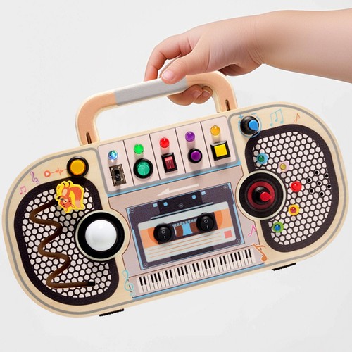 Montessori busy board with - board, led