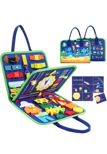 Busy board for toddlers - board,