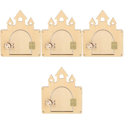 Diy wooden busy board - diy, set
